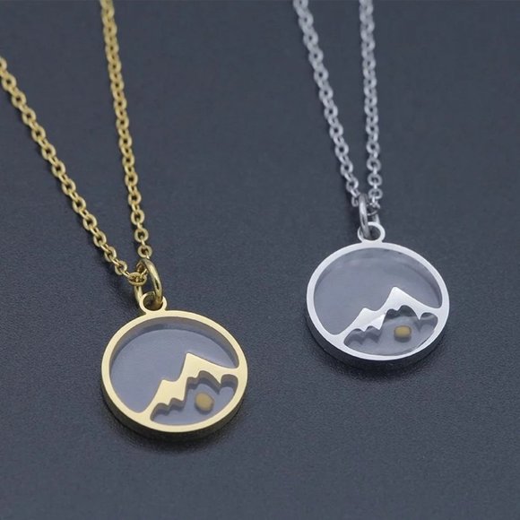 18k Gold Move Mountains Mustard Seed Necklace - Picture 6 of 13